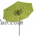 Deluxe Solar Powered LED Lighted Patio Umbrella - 9' - By Trademark Innovations (Light Beige)   565579725